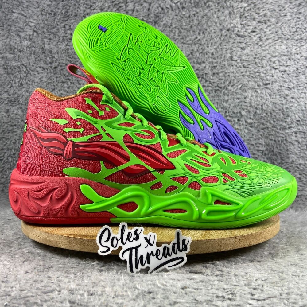 Puma LaMelo Ball MB.04 TMNT Raphael & Donatello Size 11 Men Basketball 312055-01
